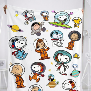Manta Polar Snoopy 100x150