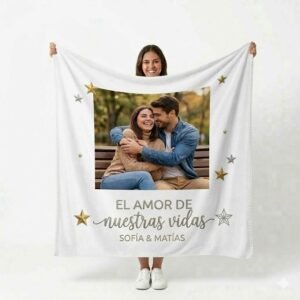 Manta Polar para Parejas Personalizada - 150x200 cm